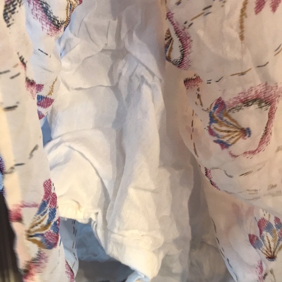 Free people boho vintage dress sheer xs 0 2 tunic - Picture 4 of 5